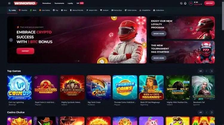 Winorio Casino – Online casino voor Nederlandse spelers image 1